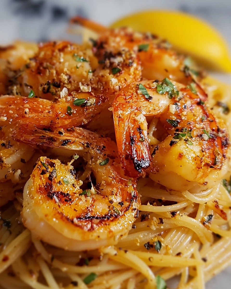 Garlic Shrimp Pasta Recipe - Recipe Image