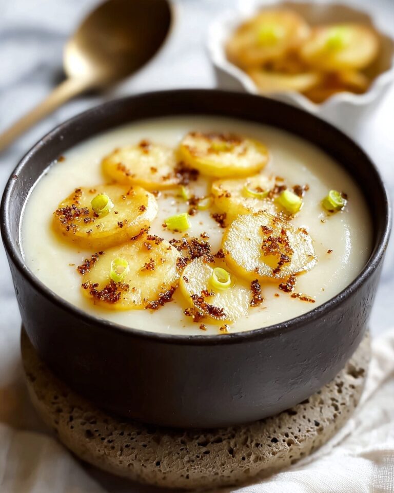 Baked Potato Soup with Chicken Sausage and Cheddar Recipe
