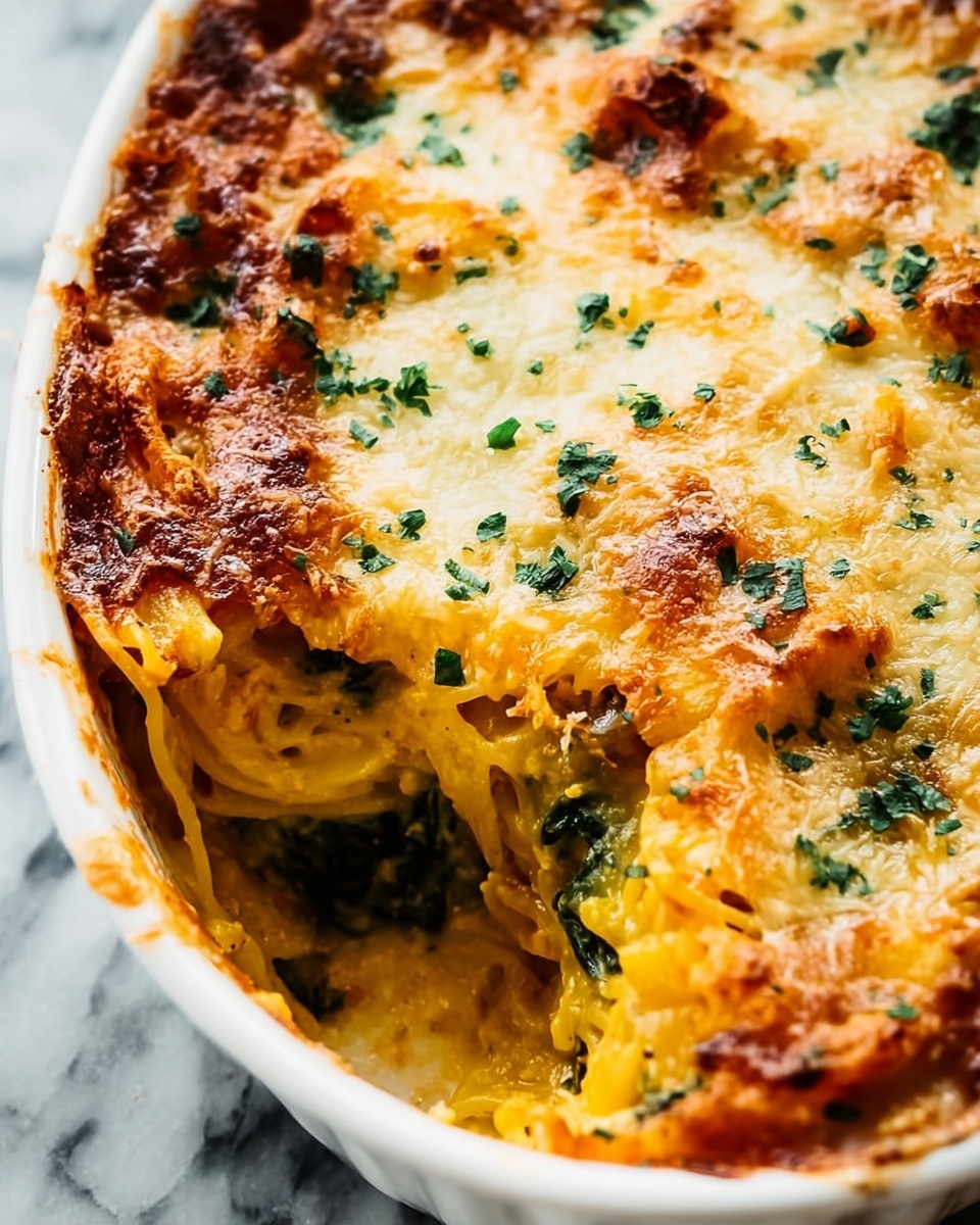 Baked Spaghetti Squash and Cheese Recipe - Recipe Image