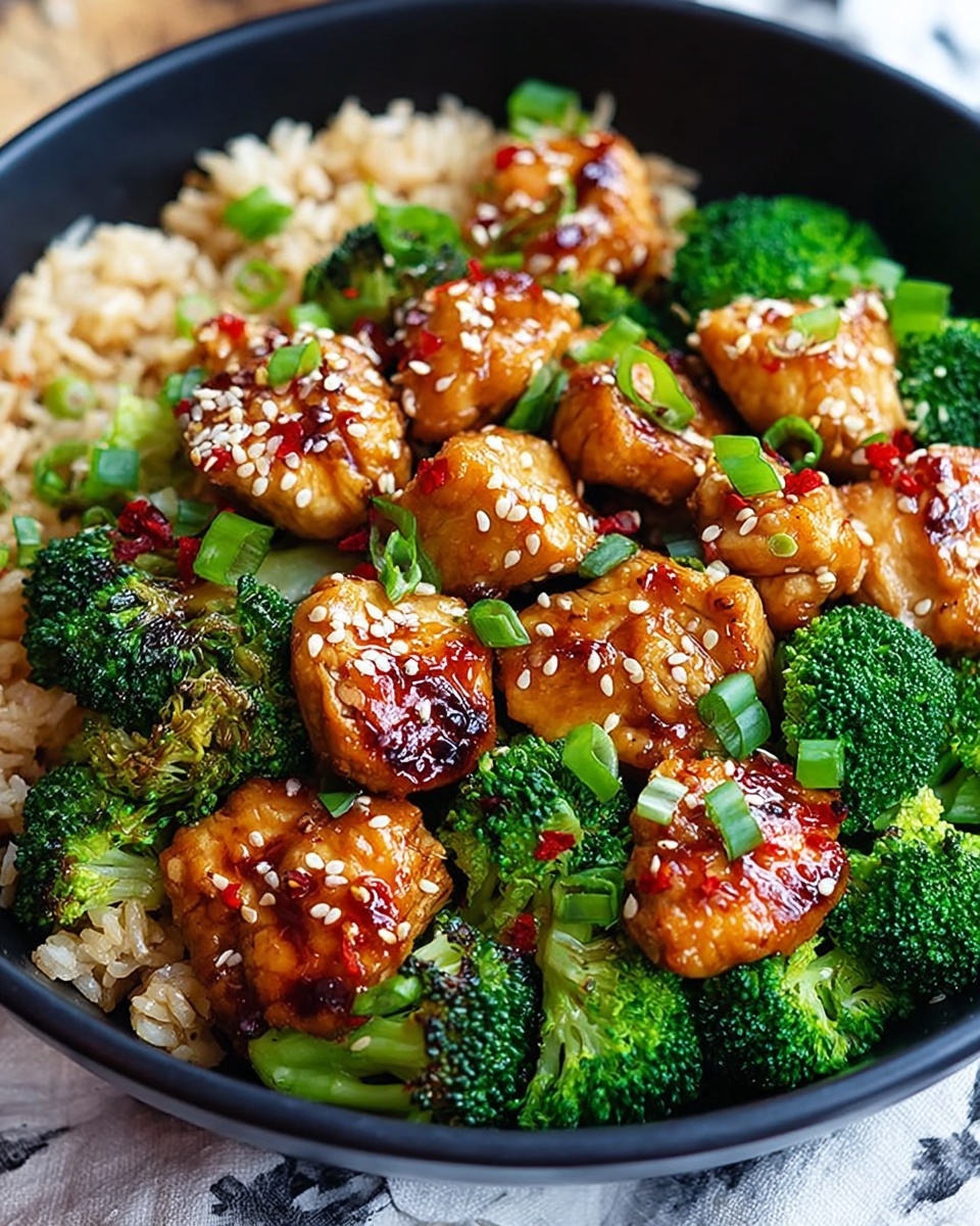 Teriyaki Chicken Skillet Casserole with Broccoli Recipe - Recipe Image