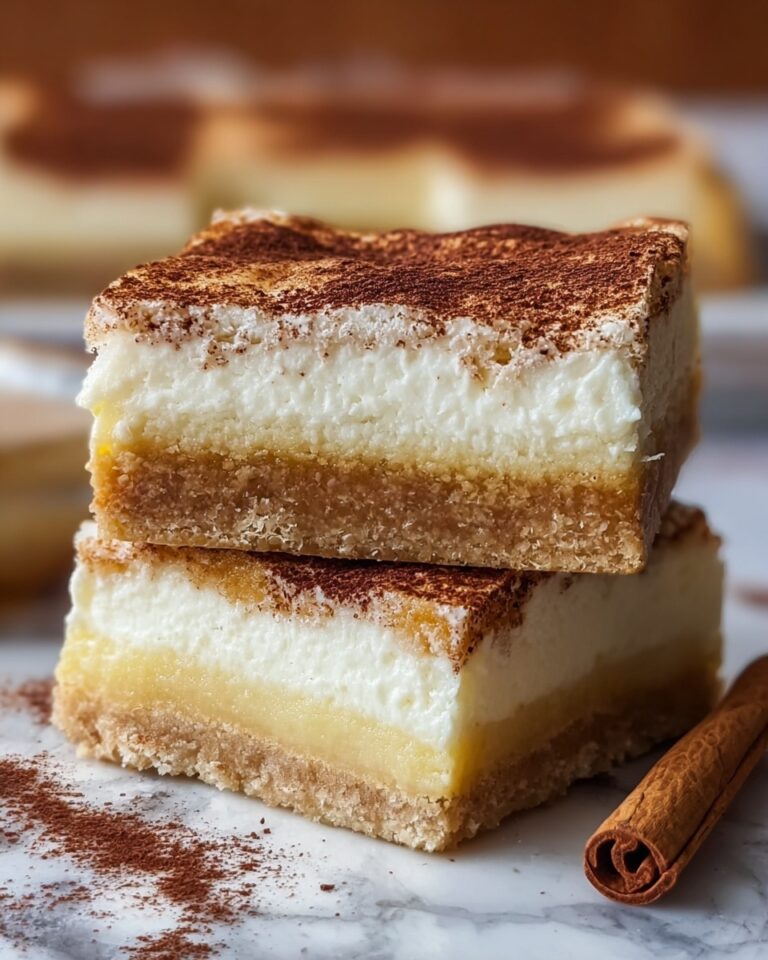 Cinnamon Churro Cheesecake Bars Recipe
