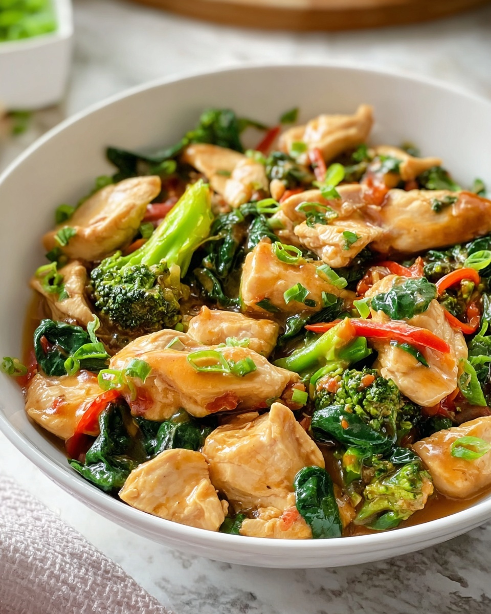 Garlic Chicken with Broccoli Recipe - Recipe Image