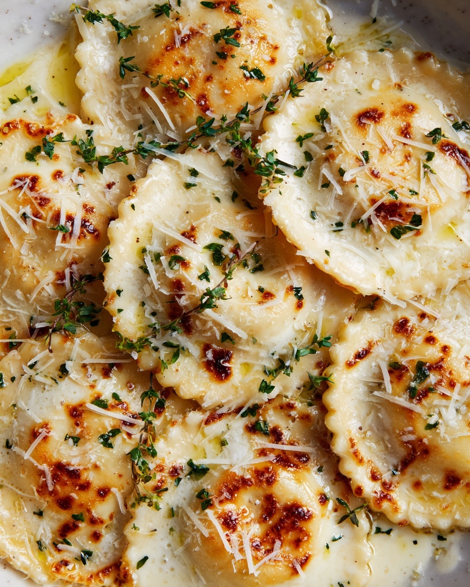 Easy Cheesy Baked Ravioli Recipe - Recipe Image