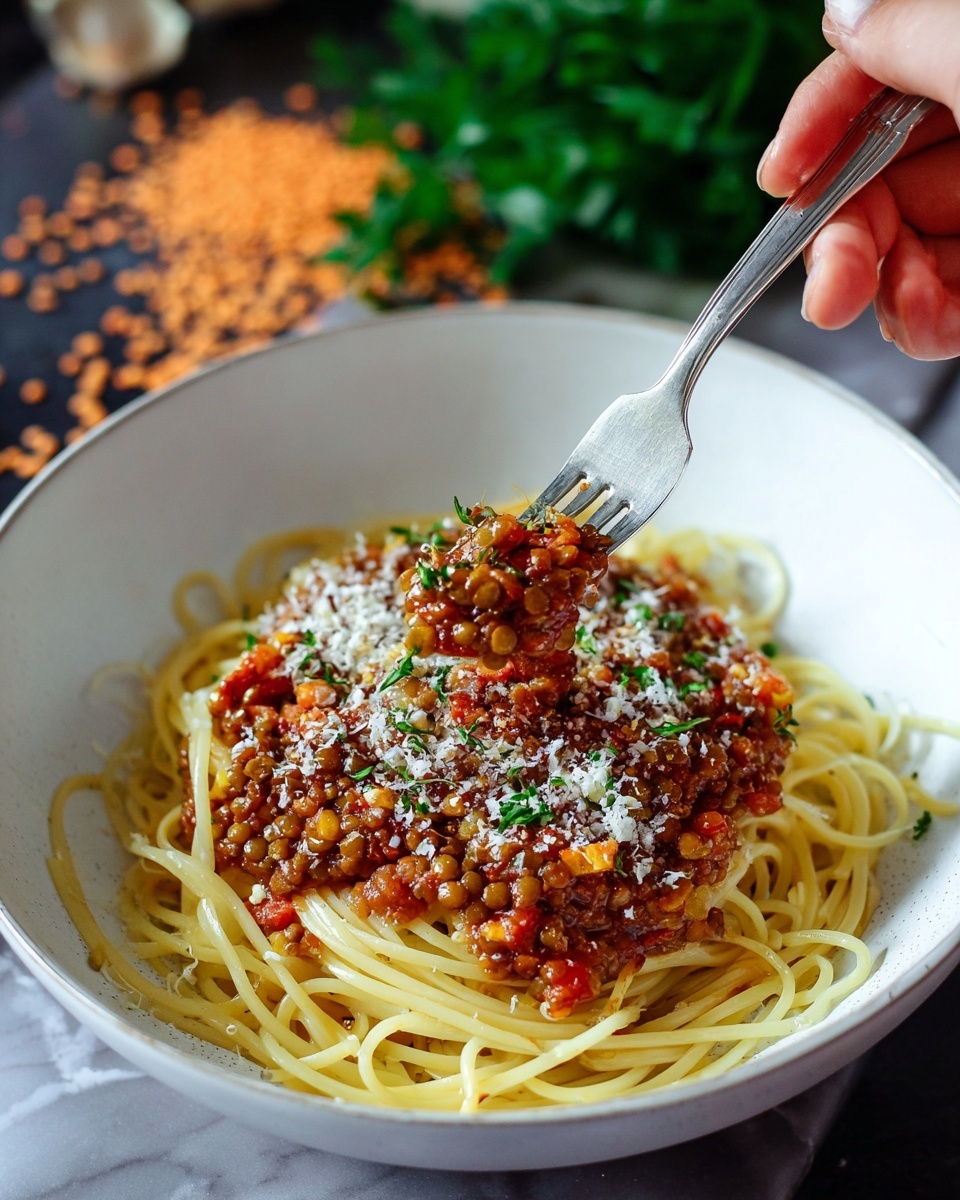 Lentil Bolognese Recipe - Recipe Image