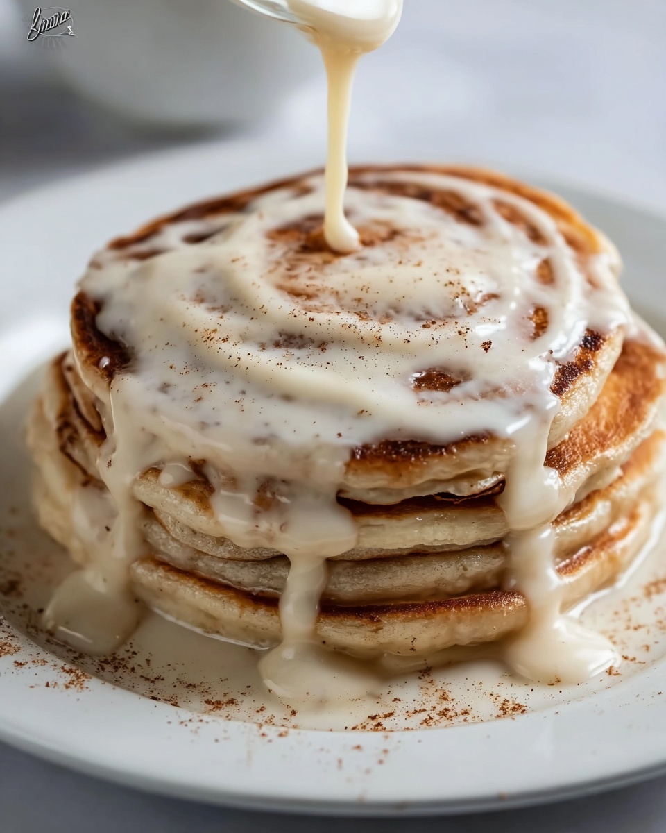 Cinnamon Roll Pancakes Recipe - Recipe Image