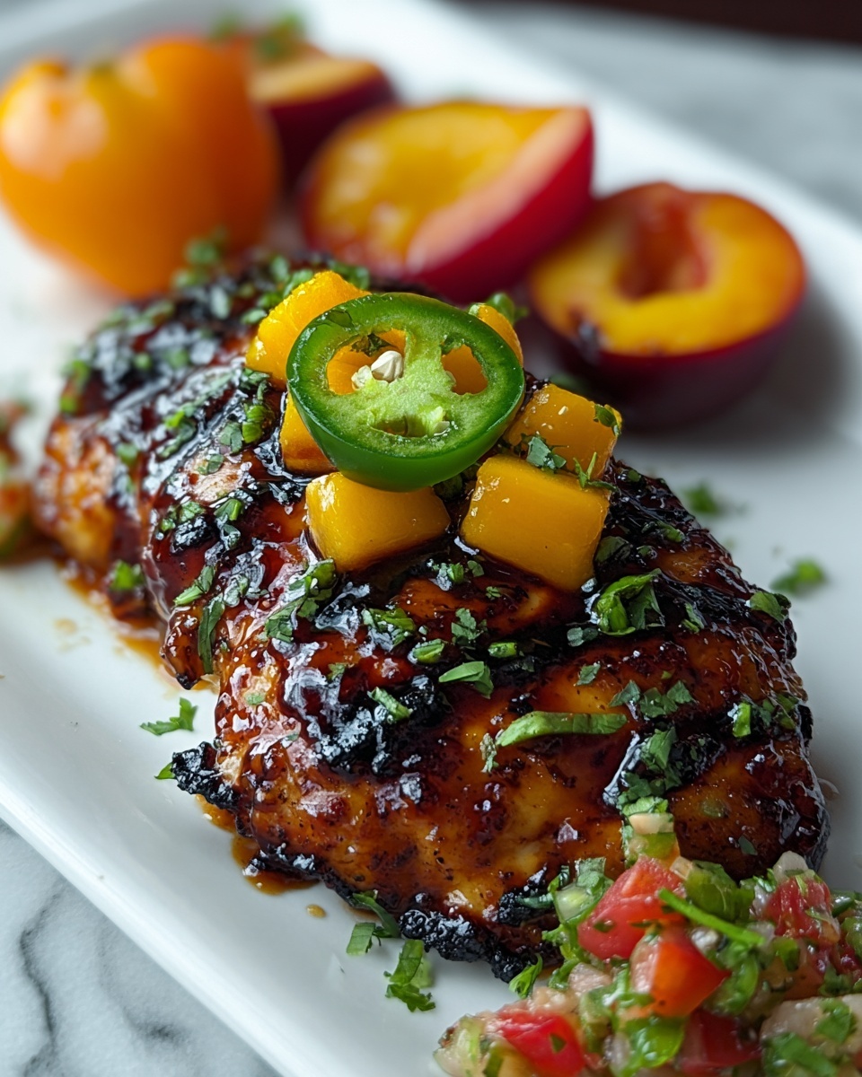 Jalapeño Peach Chicken Recipe - Recipe Image