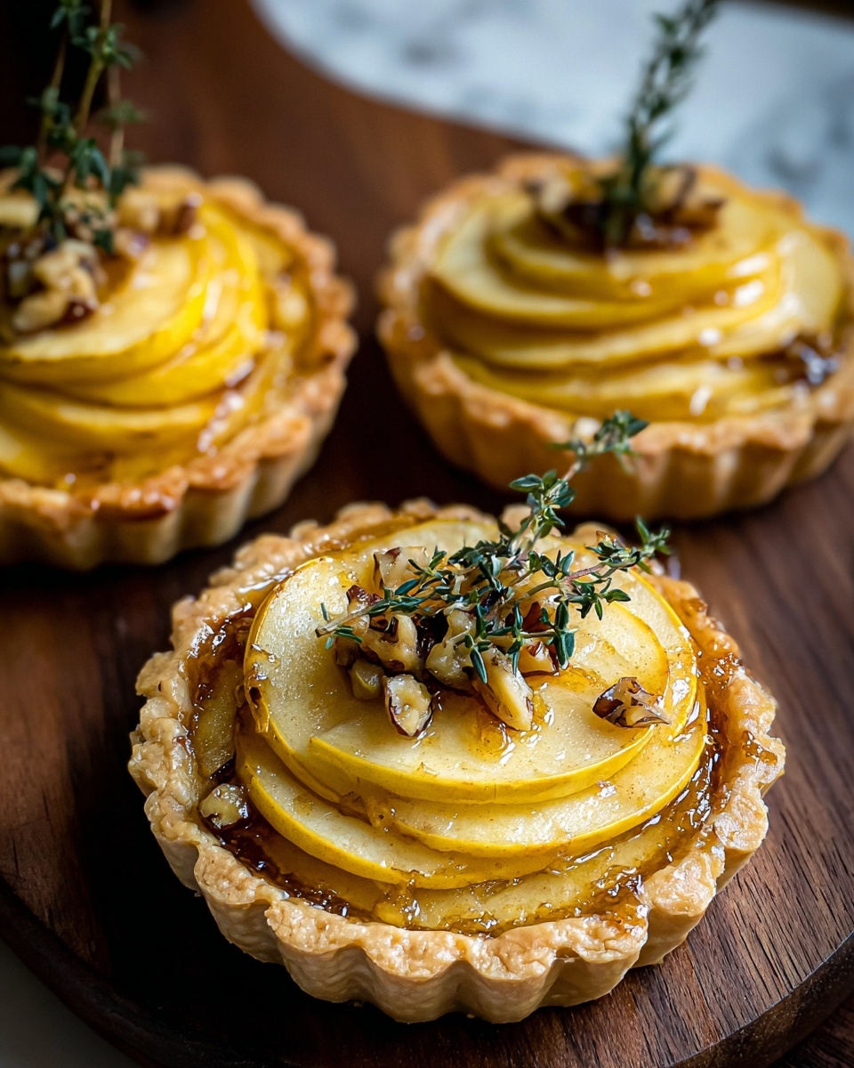 Apple, Brie, and Honey Tarts Recipe - Recipe Image
