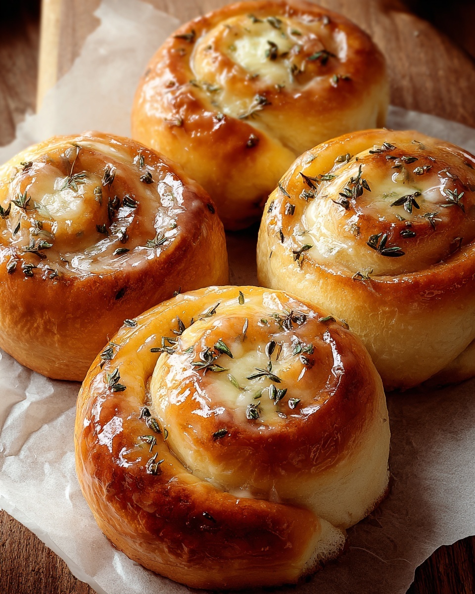 Salted Sage Honey Butter Brioche Rolls Recipe - Recipe Image