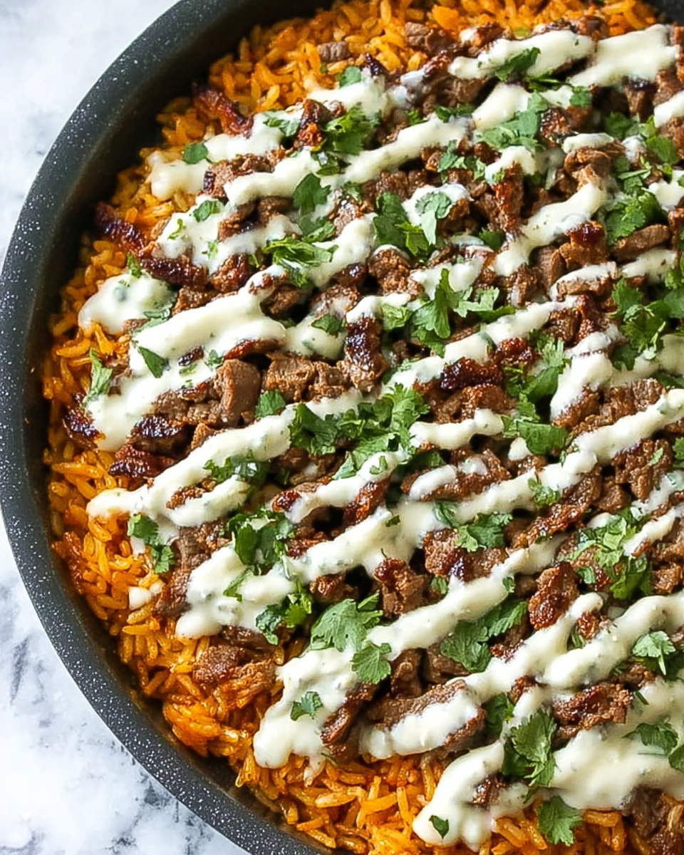 Cheesy Steak & Cilantro Lime Rice Burritos Recipe - Recipe Image