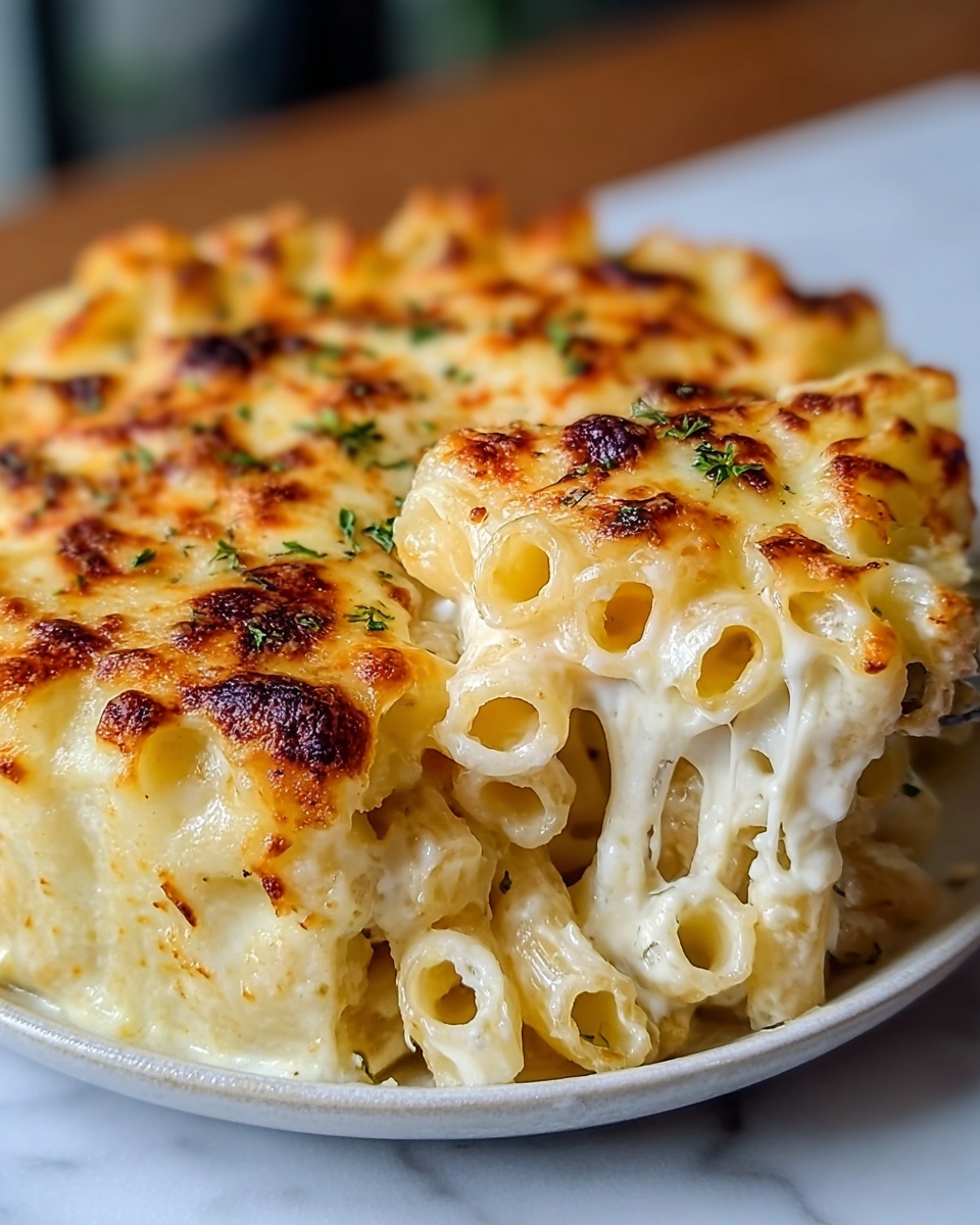 Four Cheese Baked Macaroni Recipe - Recipe Image