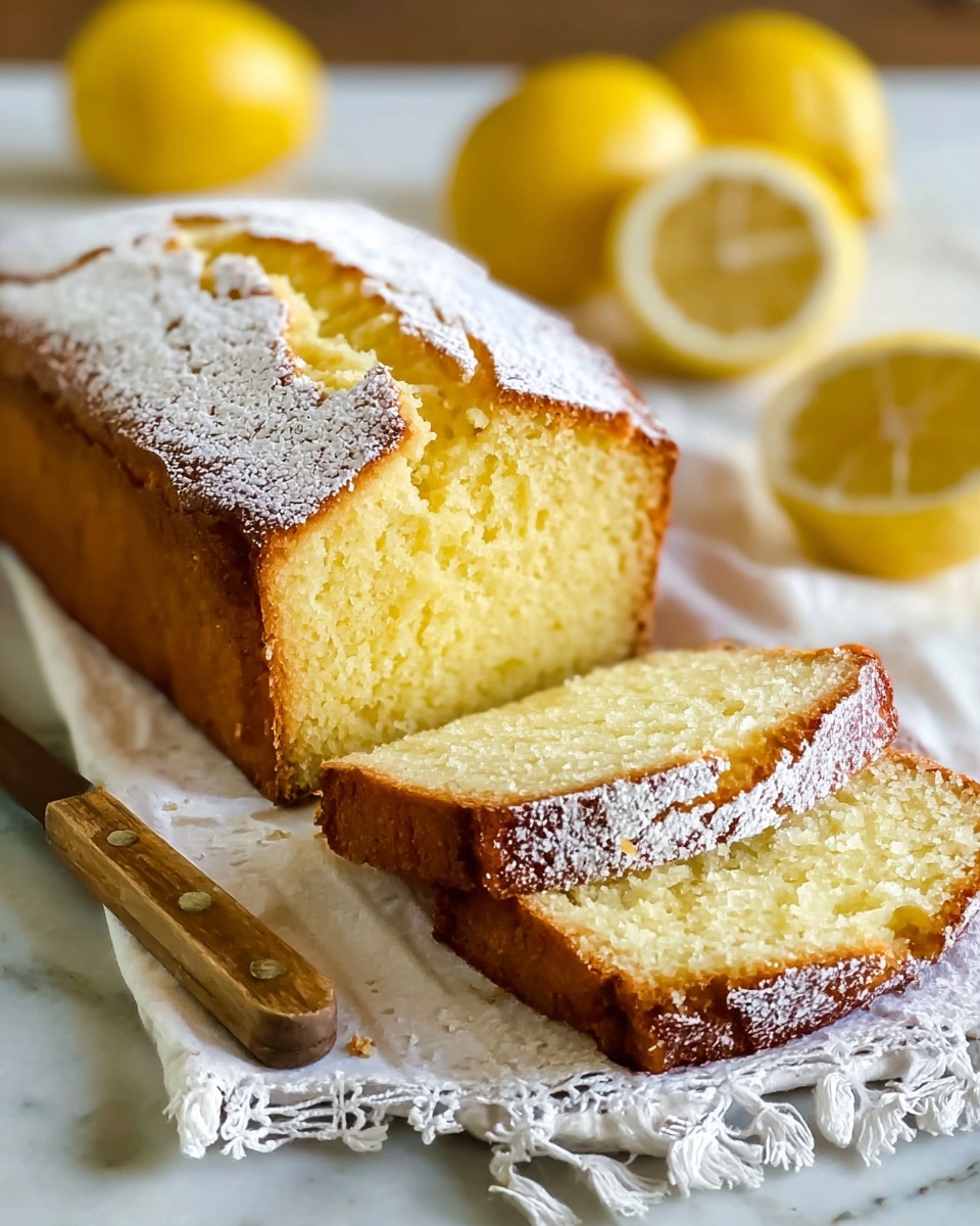 Old-Fashioned Lemon Pound Cake Recipe - Recipe Image