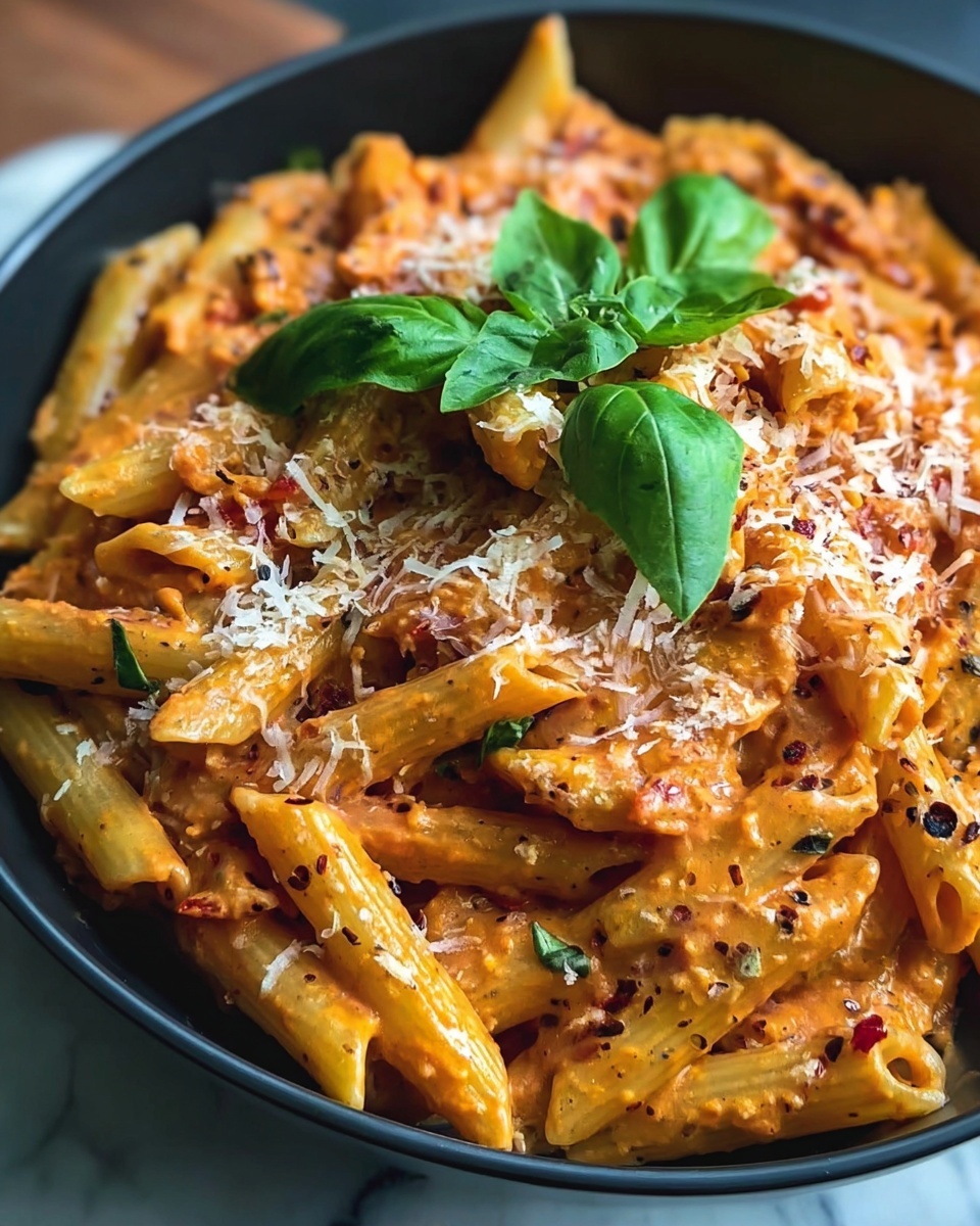 Creamy Tomato Garlic Pasta Recipe - Recipe Image