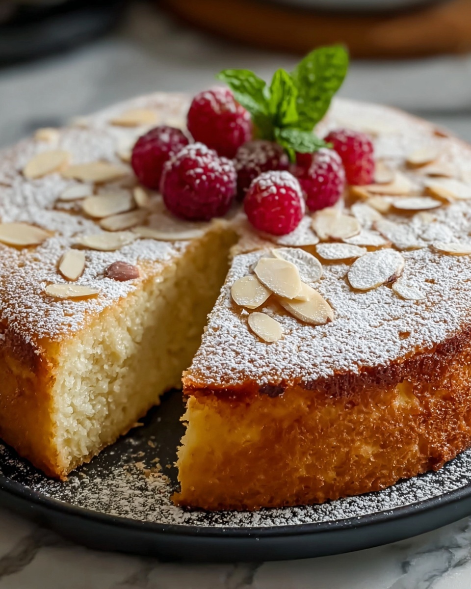Italian Almond Ricotta Cake Recipe - Recipe Image