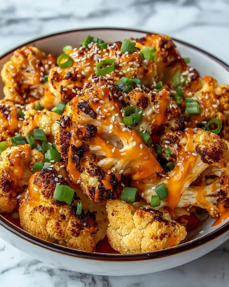 Sweet and Spicy Baked Cauliflower Recipe - Recipe Image