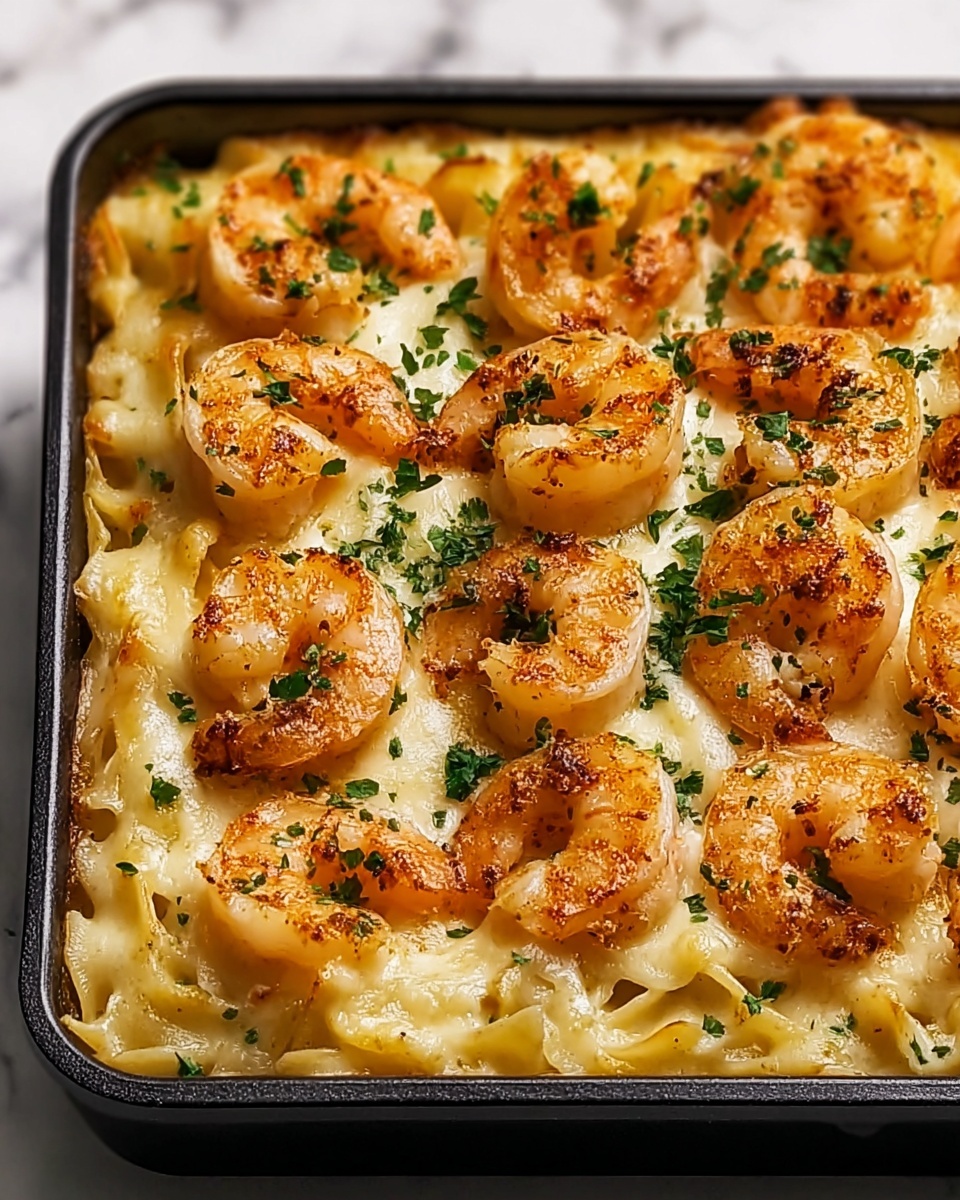 Shrimp Scampi Pasta Bake Recipe - Recipe Image