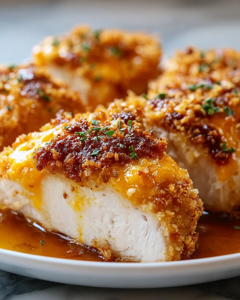 Crispy Cheddar Baked Chicken Recipe - Recipe Image