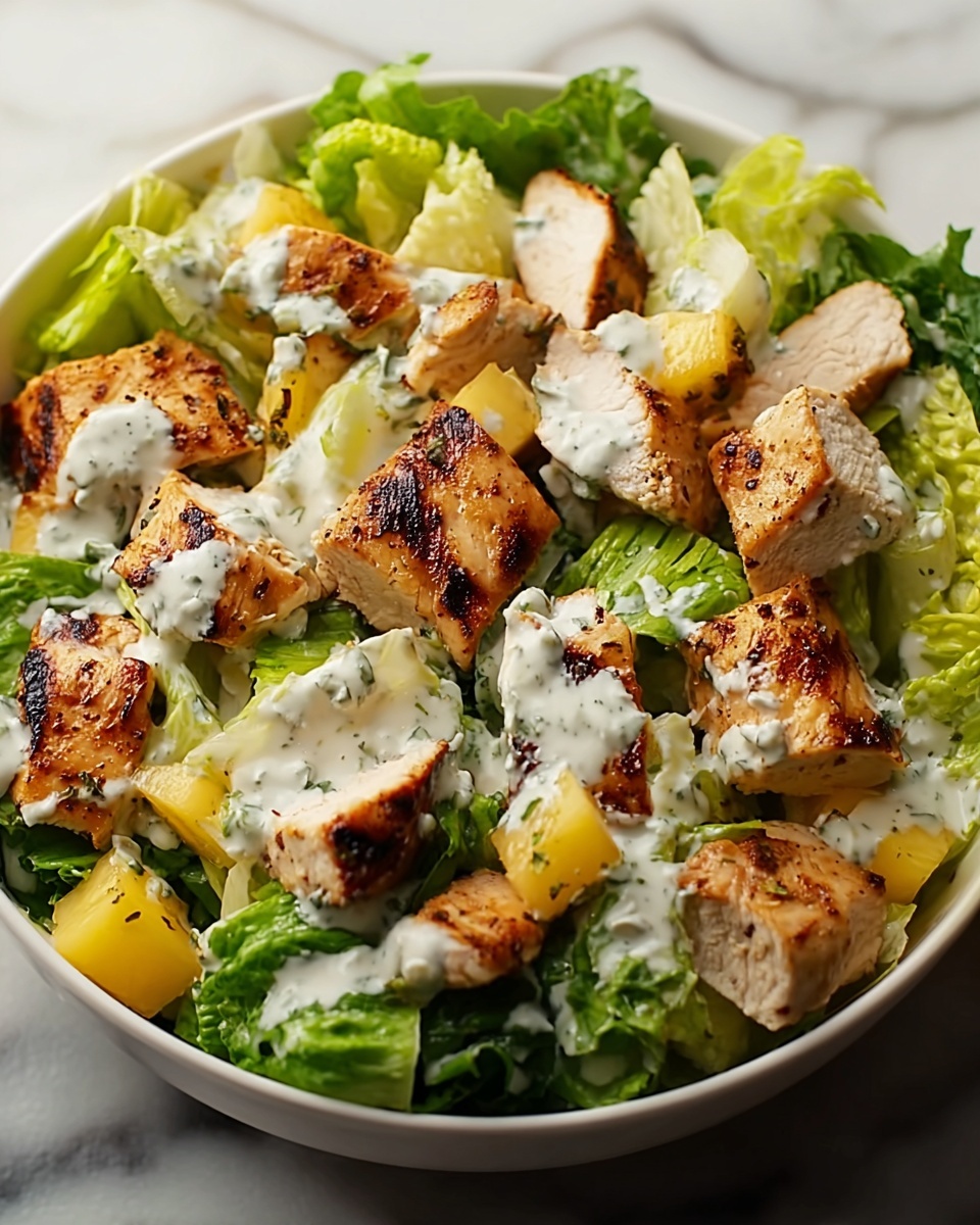 Grilled Chicken Caesar Salad Recipe - Recipe Image