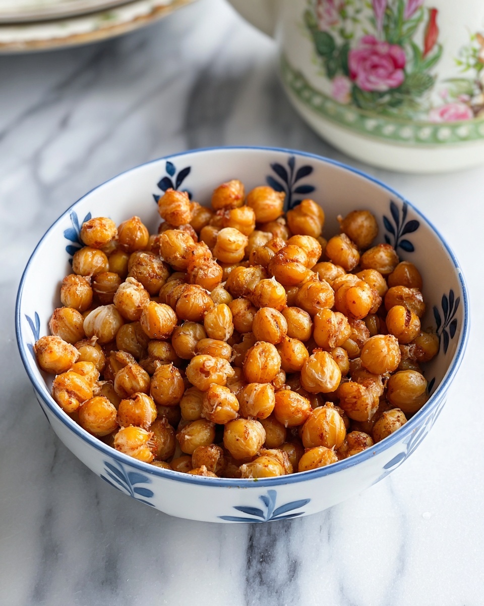 Crispy Curry Roasted Chickpeas for Delicious Healthy Snacks Recipe - Recipe Image