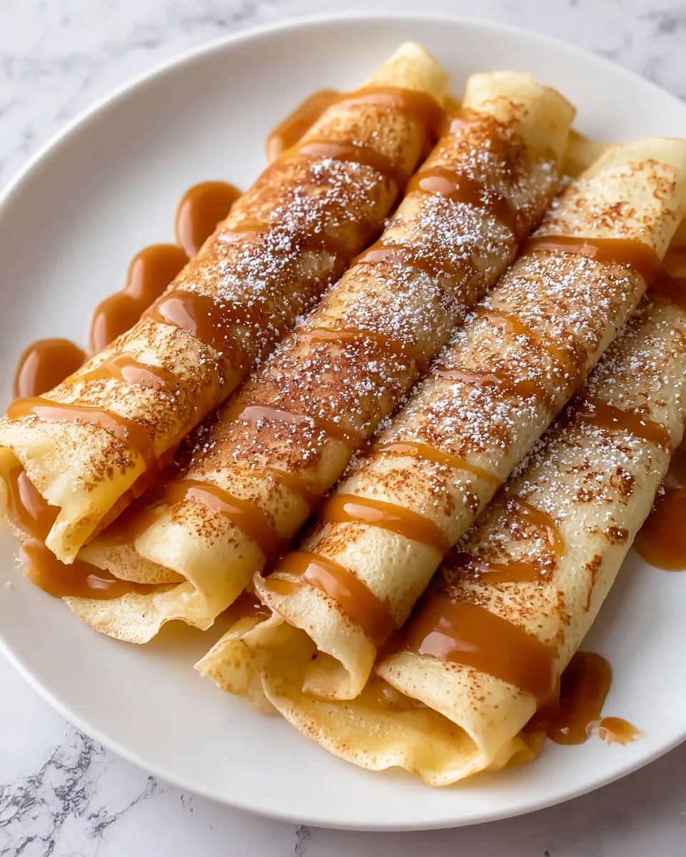 Cinnamon Roll Protein Crepes Recipe - Recipe Image
