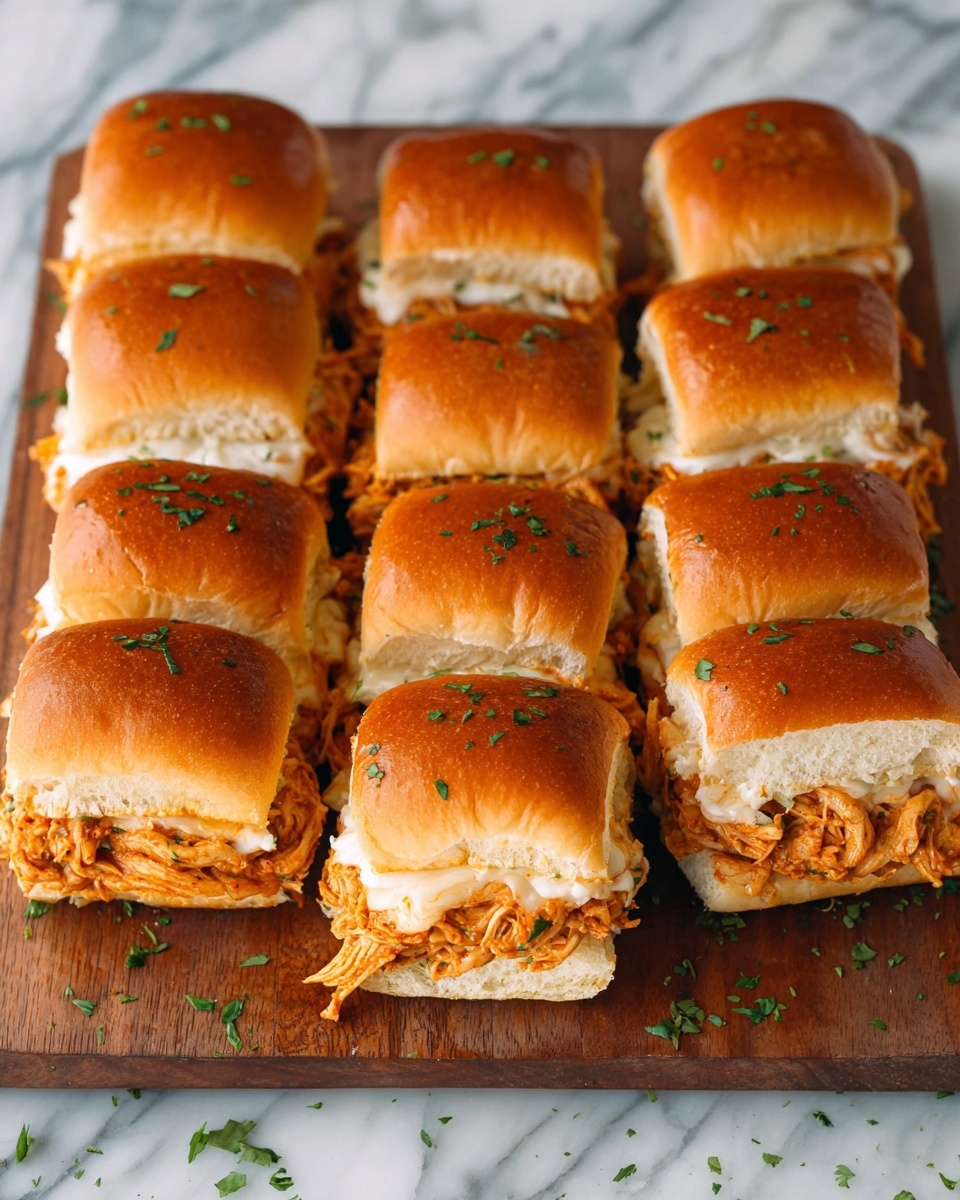 Cheesy BBQ Chicken Sliders Recipe - Recipe Image