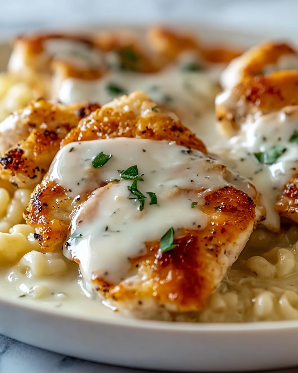 Creamy Asiago Chicken Recipe - Recipe Image