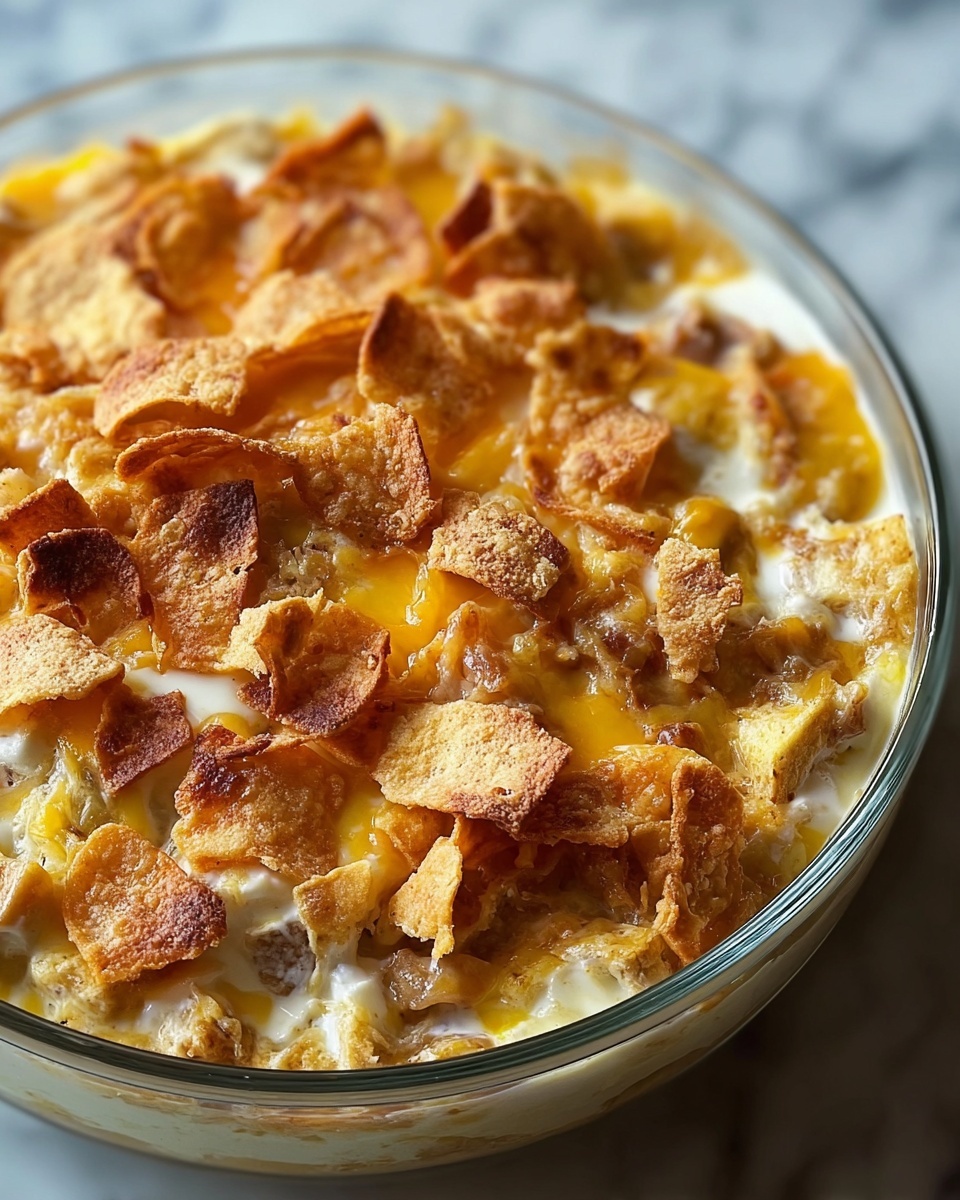 Dorito Chicken and Cheese Casserole Recipe - Recipe Image