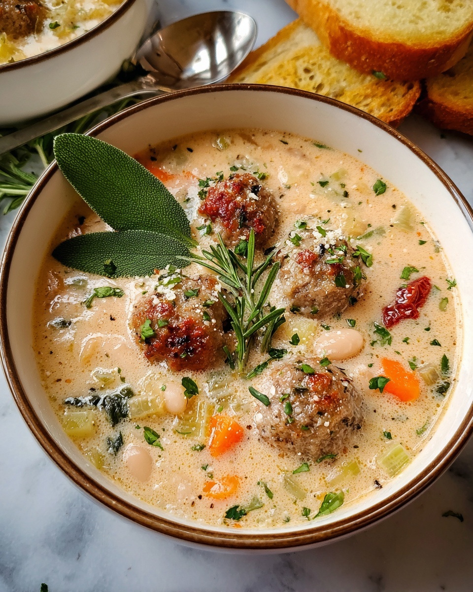 Cozy Creamy Bean Soup with Sausage Recipe - Recipe Image