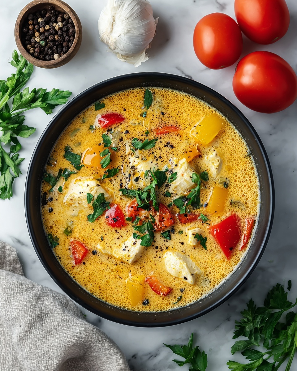 Creamy Cajun Chicken Soup Recipe - Recipe Image