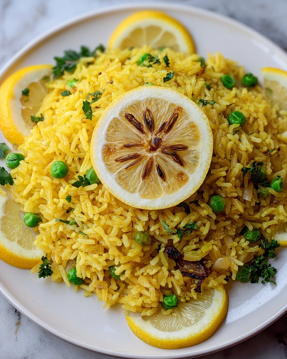 Fragrant Spiced Mediterranean Lemon Rice Recipe - Recipe Image