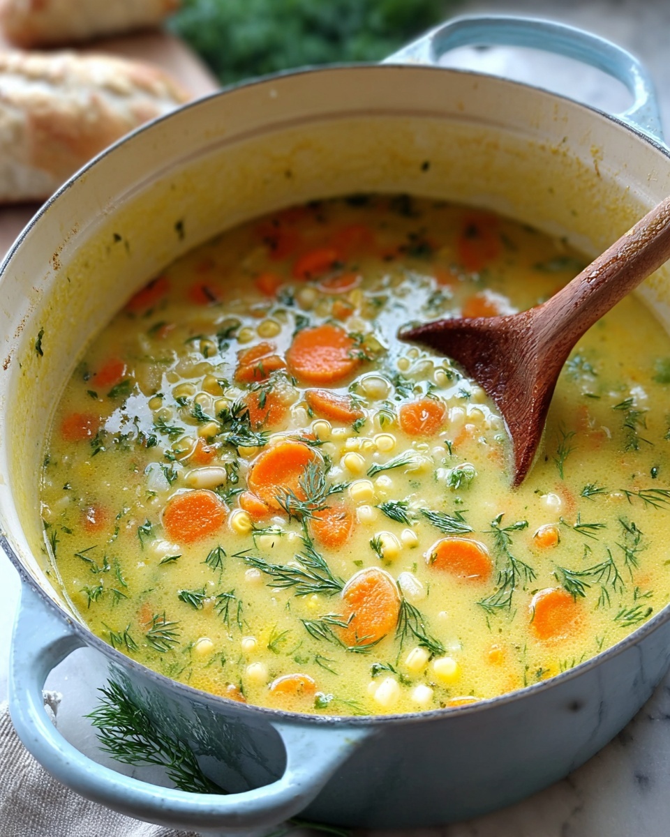 Polish Dill Soup Delight Recipe - Recipe Image