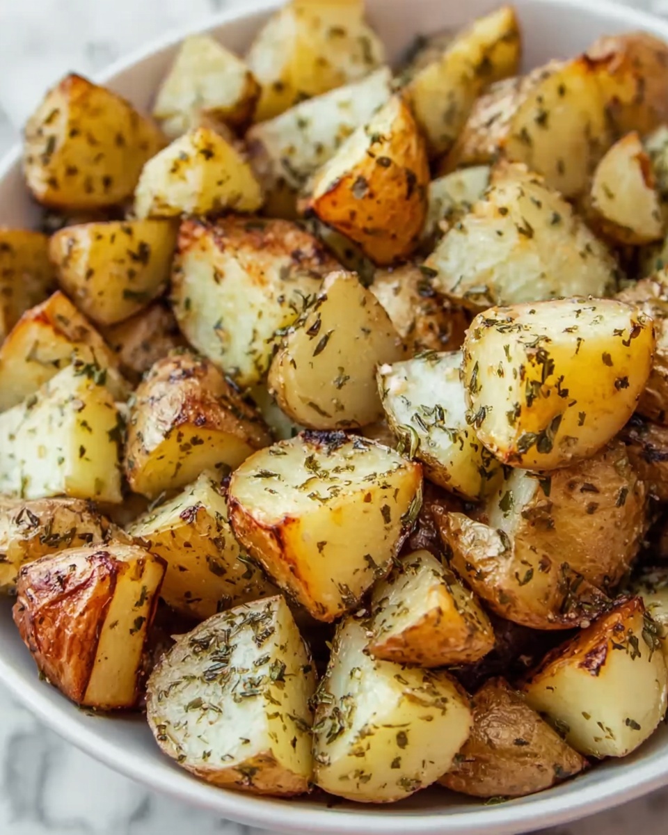 Garlic and Herb Roasted Potatoes Recipe - Recipe Image