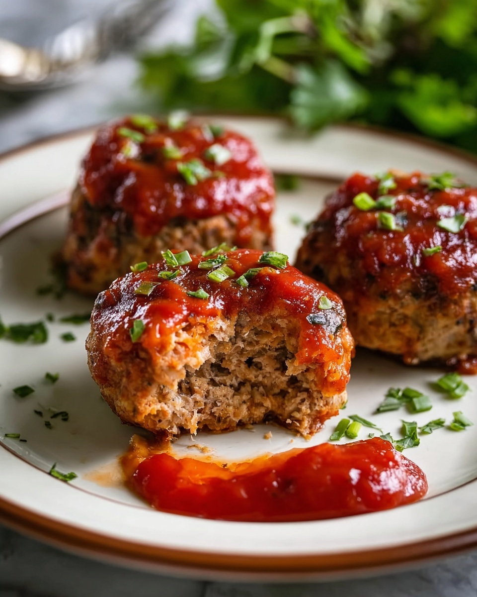 Best Easy Mini Meatloaf with Ground Turkey Recipe - Recipe Image
