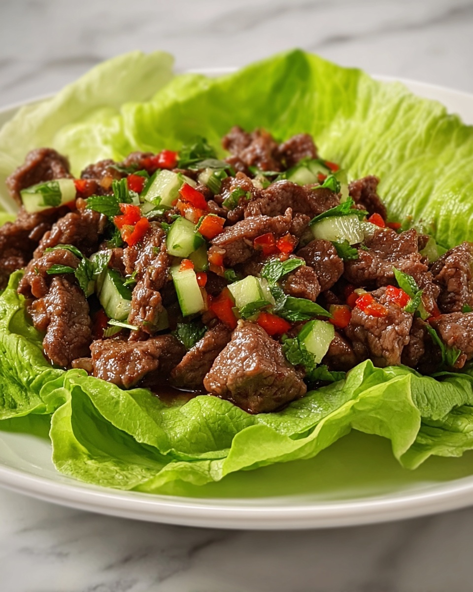 Beef Lettuce Wraps Recipe - Recipe Image