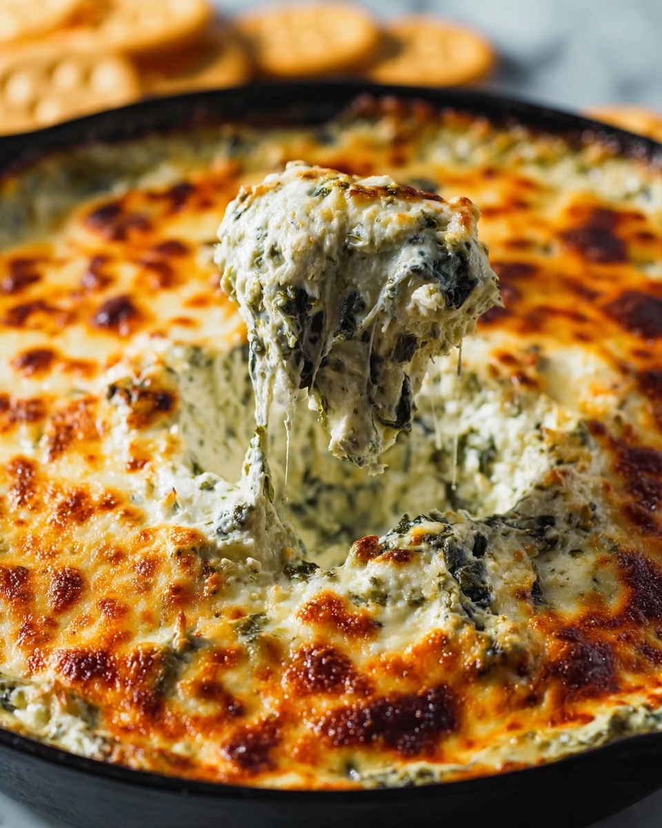 Hot Spinach and Artichoke Dip Recipe - Recipe Image