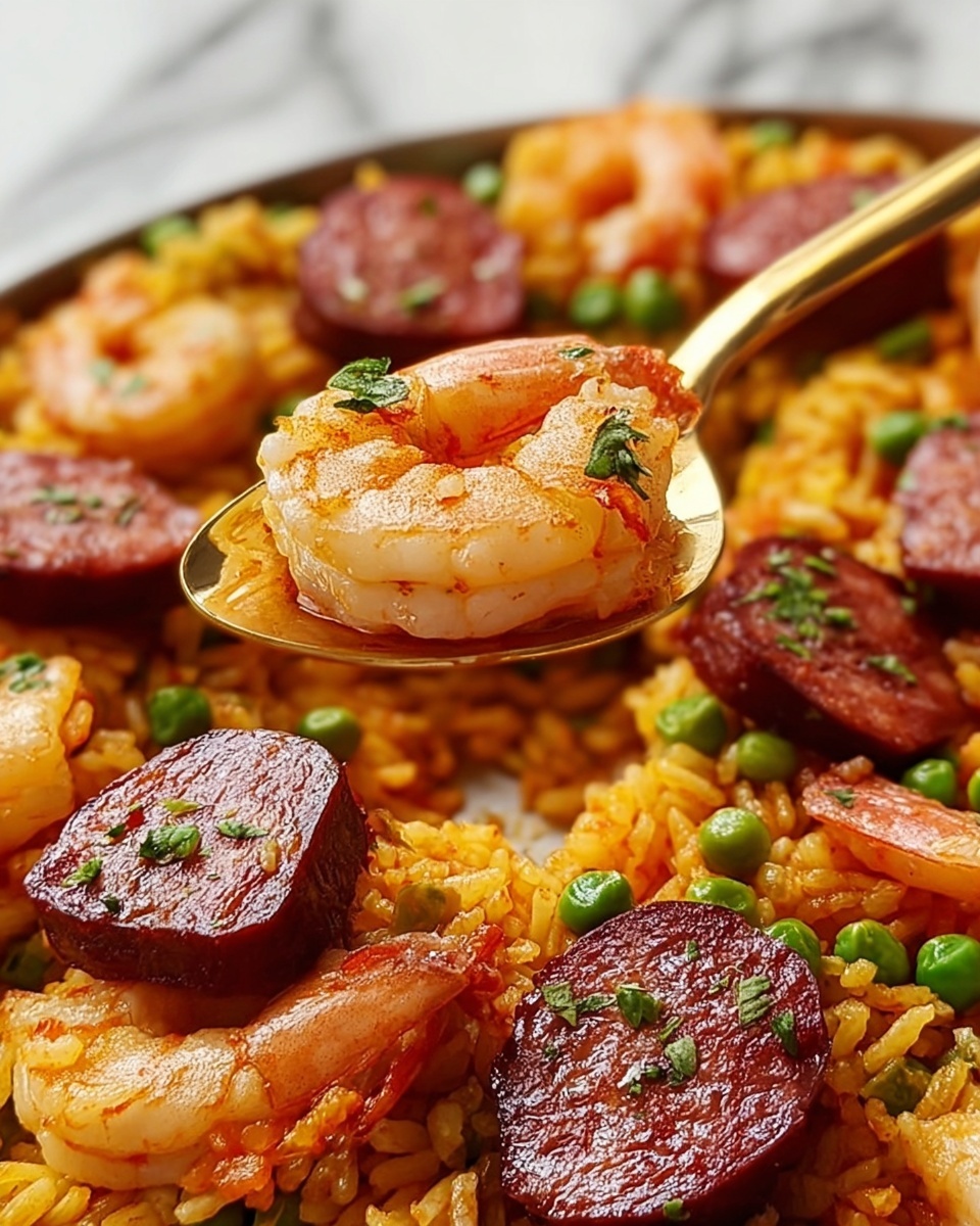 Weeknight Shrimp and Chorizo Paella Recipe - Recipe Image