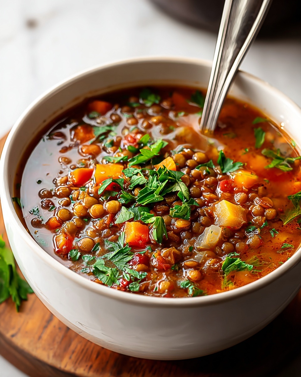 One Pot Turkey Lentil Soup Recipe - Recipe Image