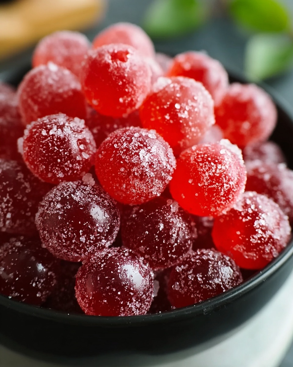 Orange Vanilla Candied Cranberries Recipe - Recipe Image