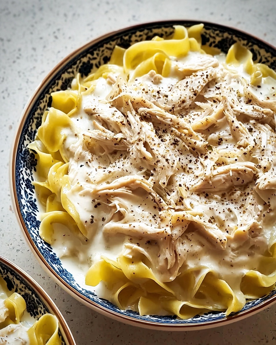 Amish Chicken & Noodles Recipe - Recipe Image