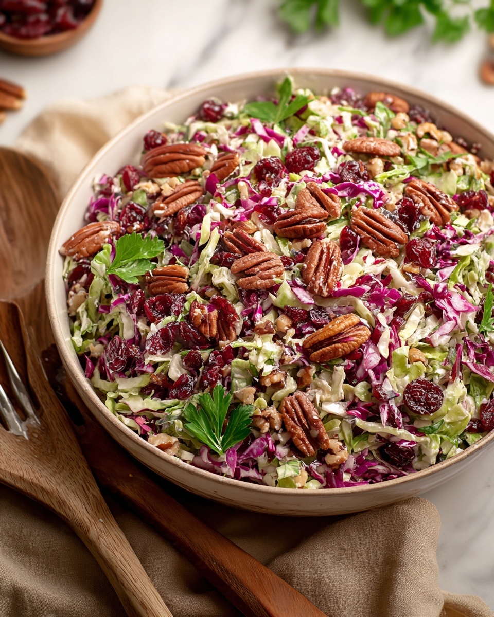 Cranberry Pecan Slaw Recipe - Recipe Image