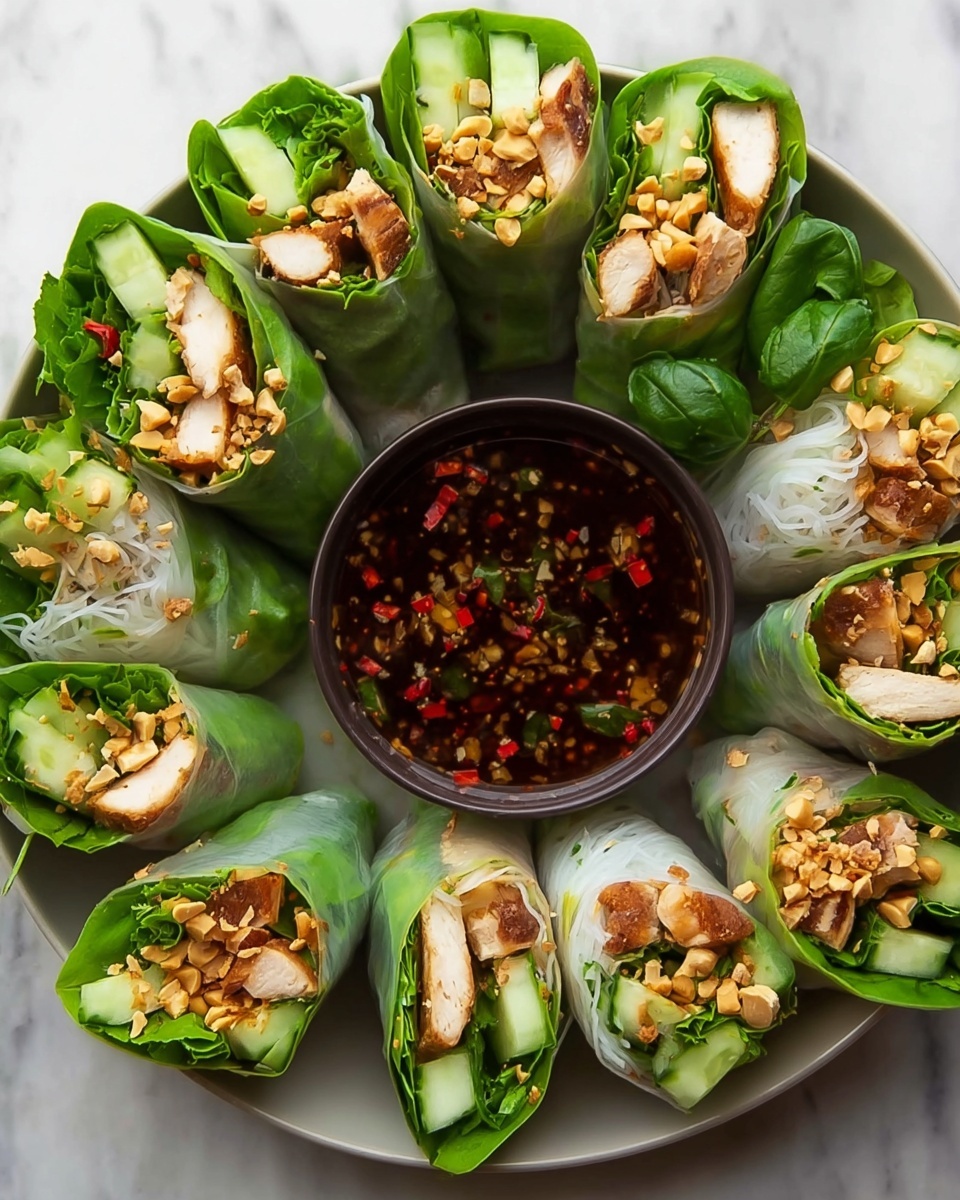 Lettuce Wrap Summer Rolls Recipe - Recipe Image