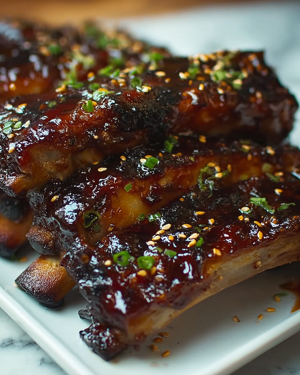 Honey Garlic Ribs Recipe - Recipe Image