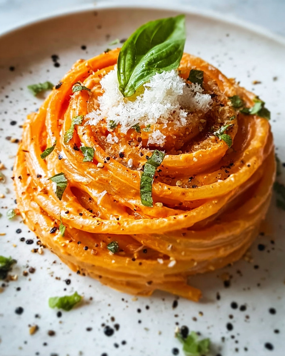 Creamy Tomato Pasta Sauce with Garlic and Basil Recipe - Recipe Image