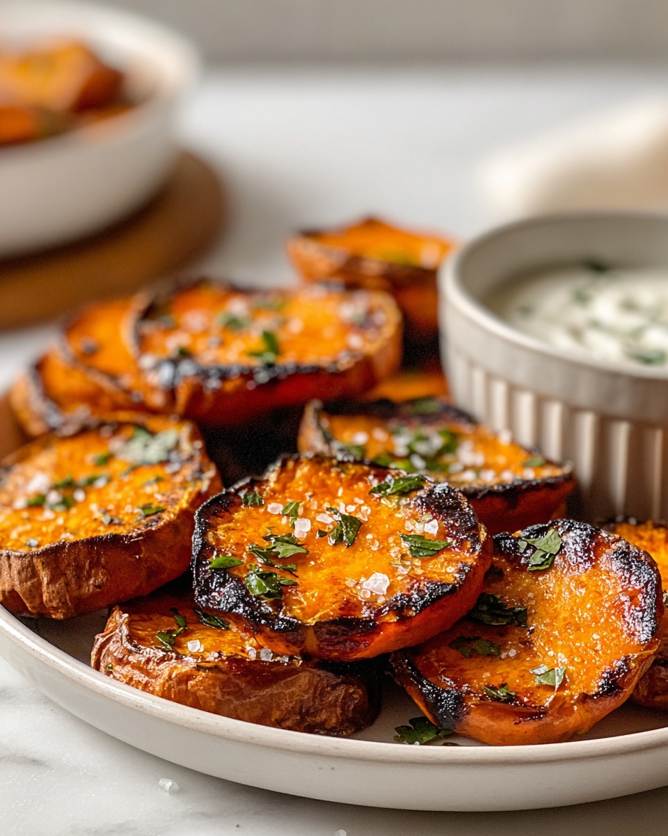 Crispy Smashed Sweet Potatoes Recipe - Recipe Image