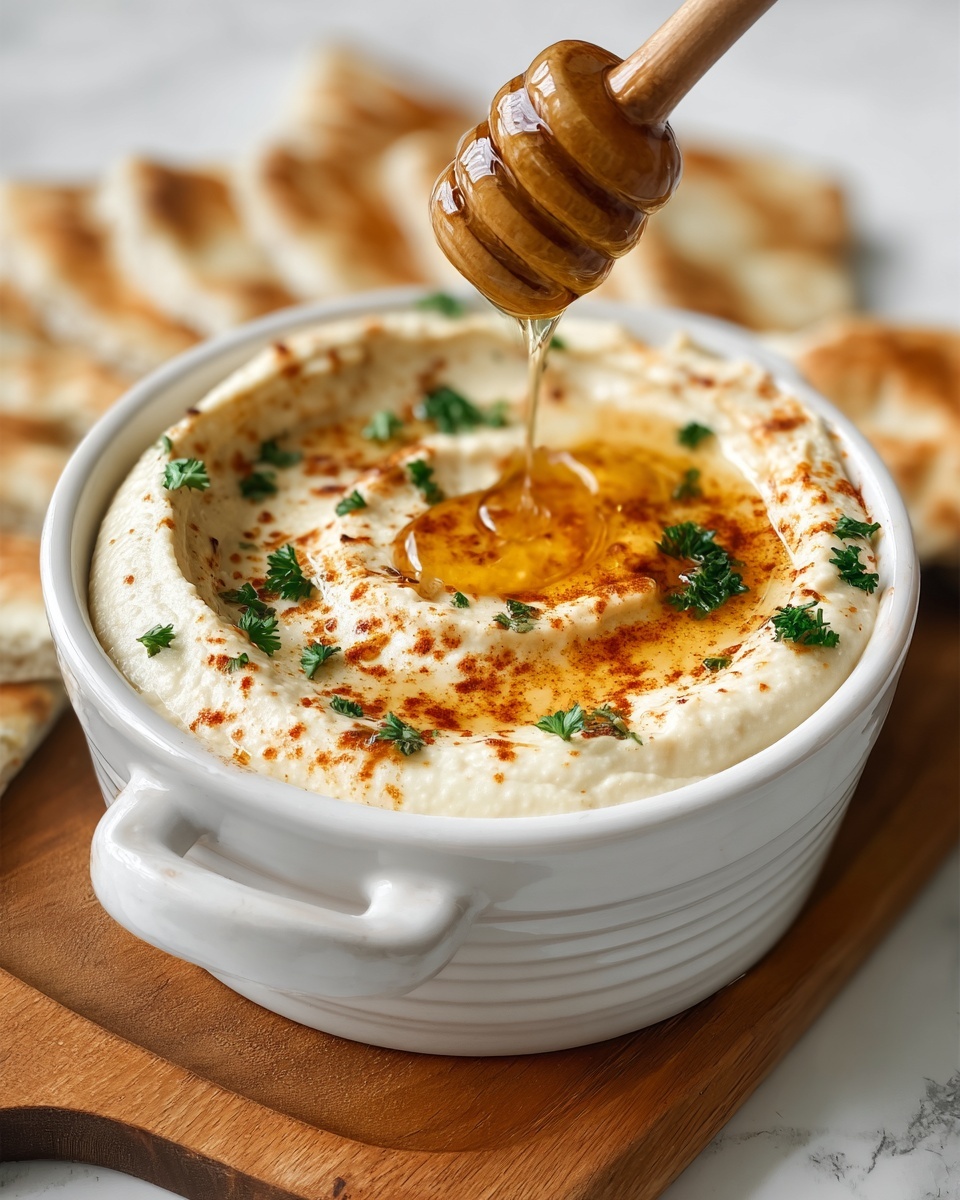 Hot Honey Cream Cheese Dip Recipe - Recipe Image