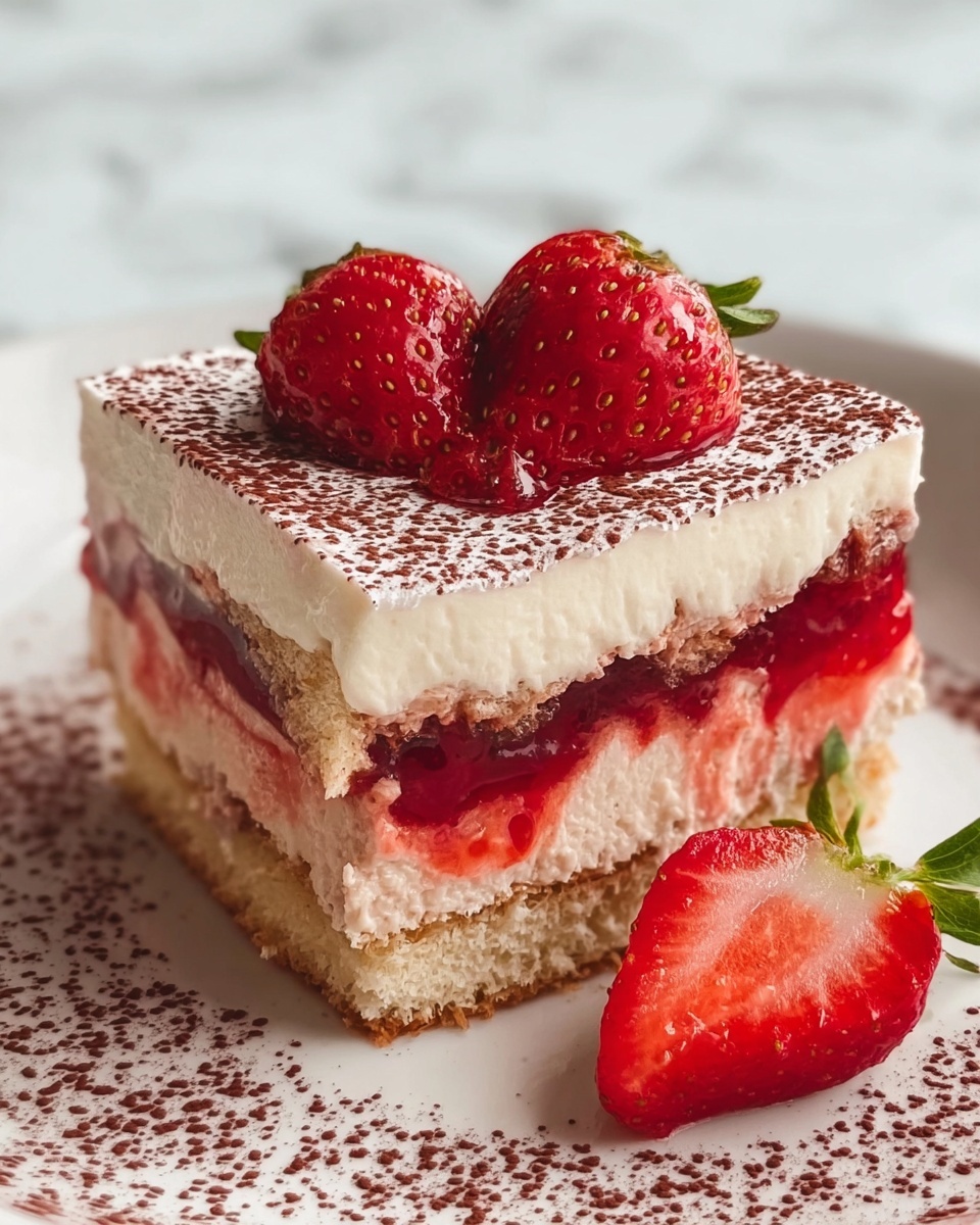 Strawberry Tiramisu Recipe - Recipe Image