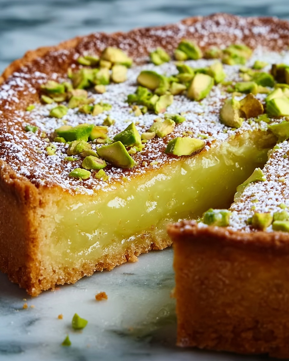 Pistachio Ooey Gooey Butter Cake Recipe - Recipe Image