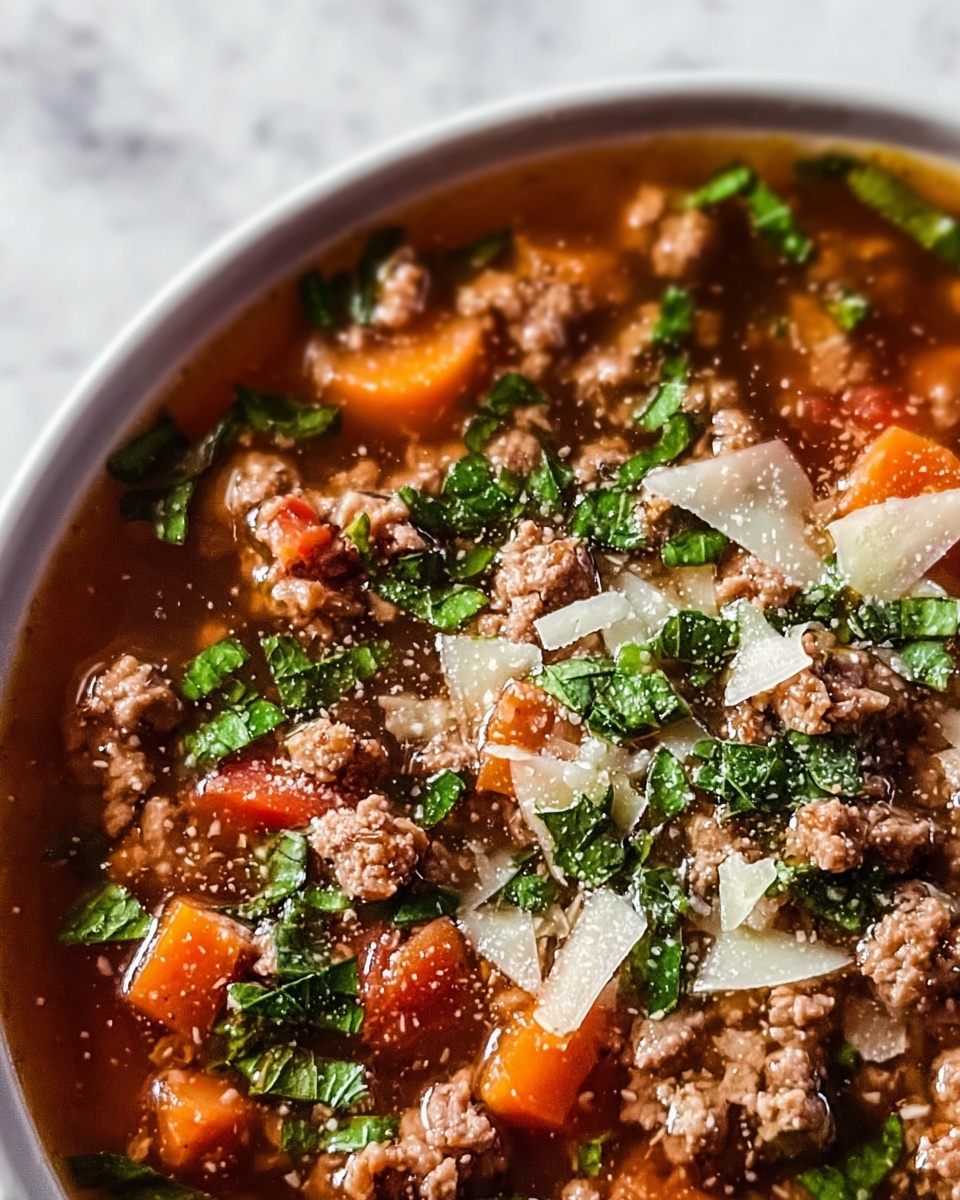 Italian Ground Turkey Soup Recipe - Recipe Image
