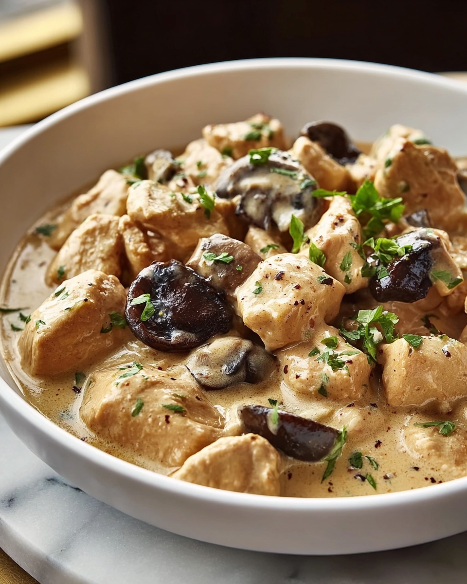 Chicken Mushroom Stroganoff Recipe - Recipe Image