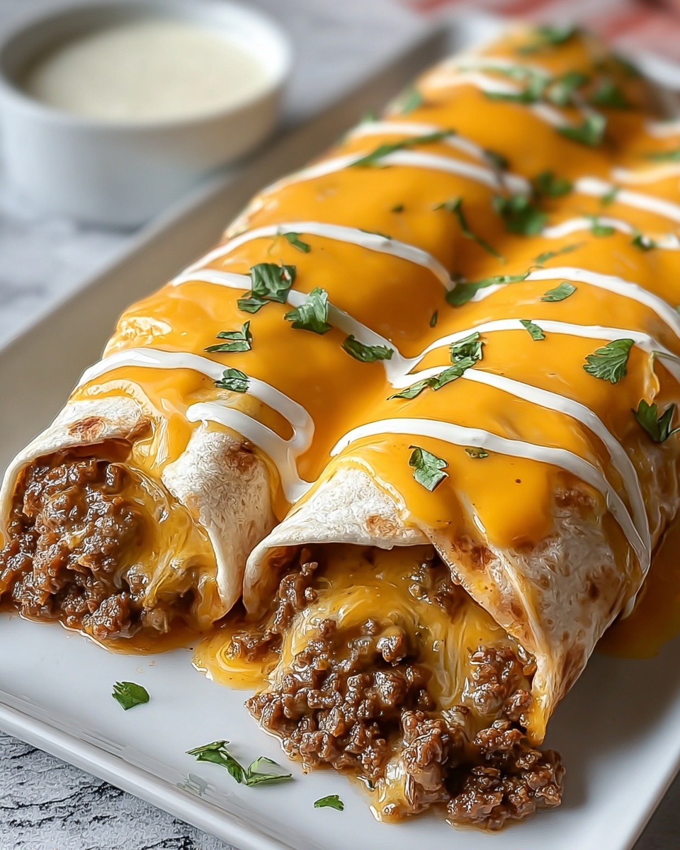 Best Beef and Cheese Burrito Recipe - Recipe Image