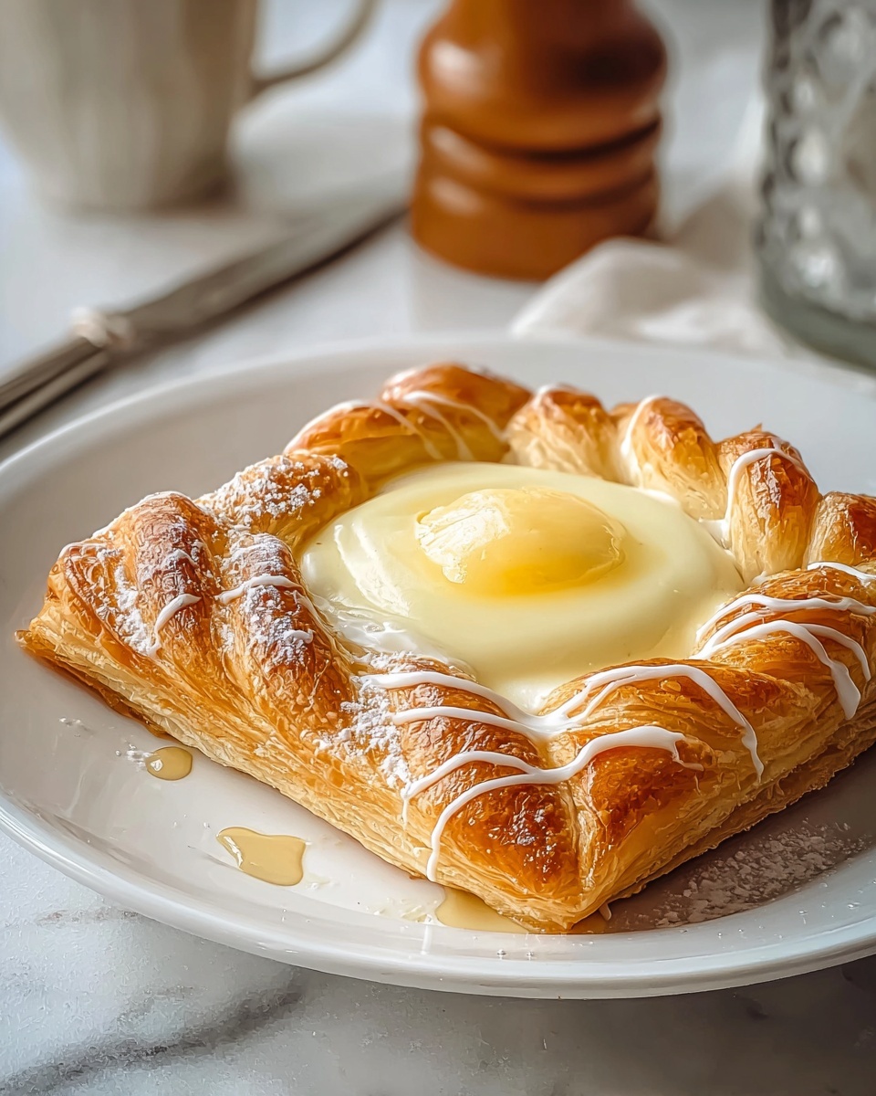 Easy Breakfast Cheese Danish Recipe - Recipe Image